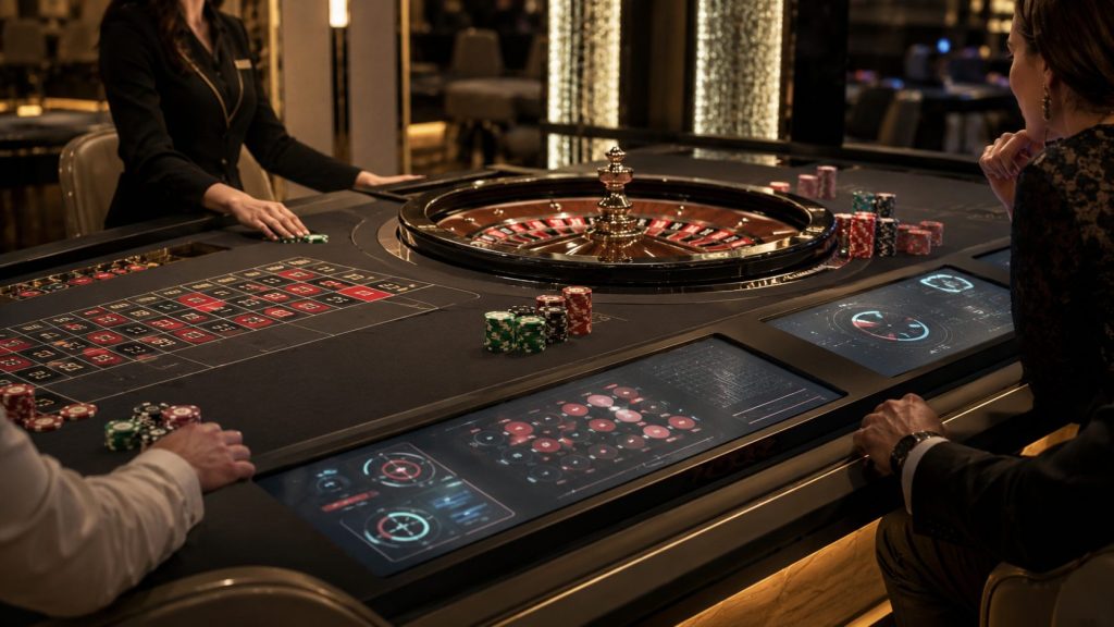 Importancia de los paneles digitales de información en mesas de ruleta modernas